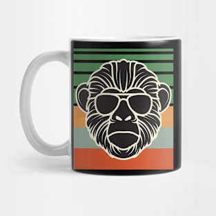 Vintage Cool Ape Wearing Sunglasses Mug